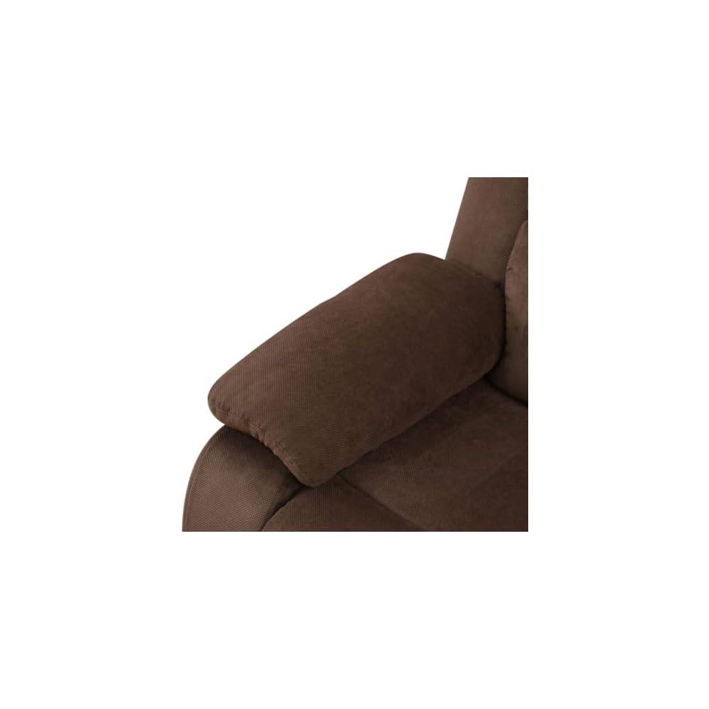 Reclining Sectional Sofa Set, L Shaped Recliner Couch with Cup Holder and Storage Console for Home Theater & Living Room, Brown