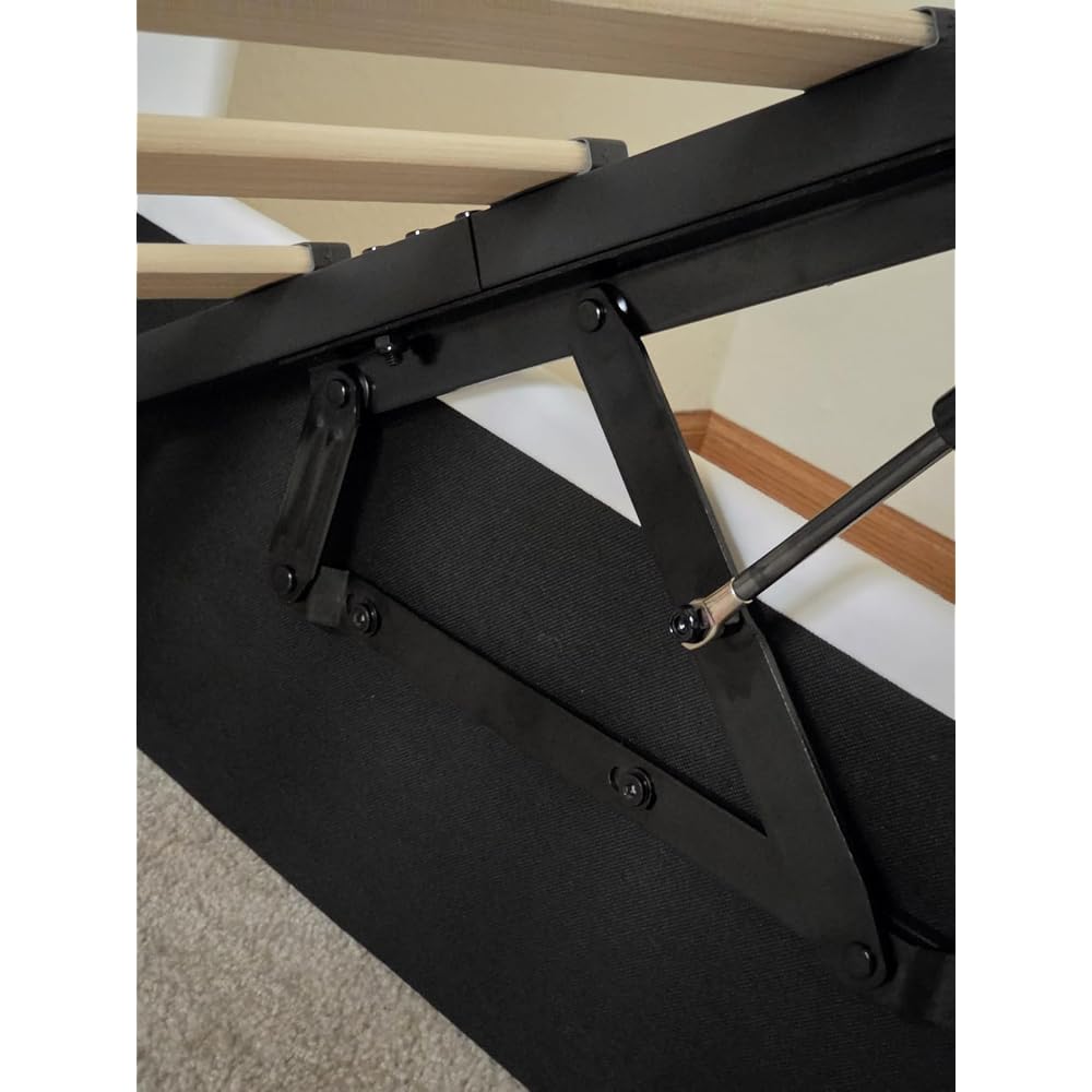Queen Size Lift Up Hydraulic Storage Bed Frame Light Beige