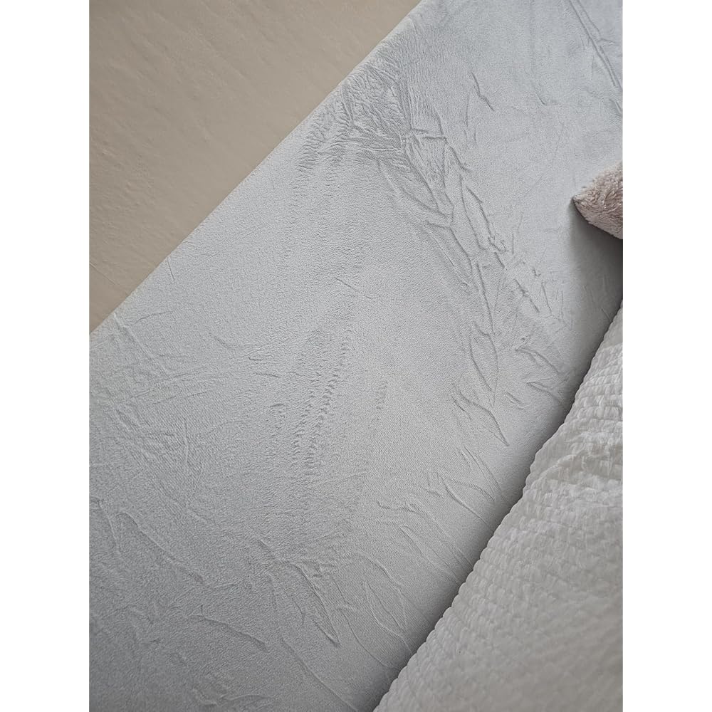 Bett Kopfteil Bezug, Bettkopfteil Hussen, Weicher Strecken Samtstoff Staubdicht, Staubdichte Schutzhülle für gepolsterte Schlafzimmer Kopfteil (Weiss, 180-200 cm（Cal King）)