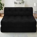 Folding Sofa Bed,Convertible Sleeper Chair Bed w/2-Pillow & Handle